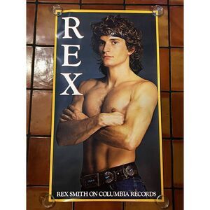 1981 REX SMITH Record Store Promo Poster Village‎ People 27"x48" Original